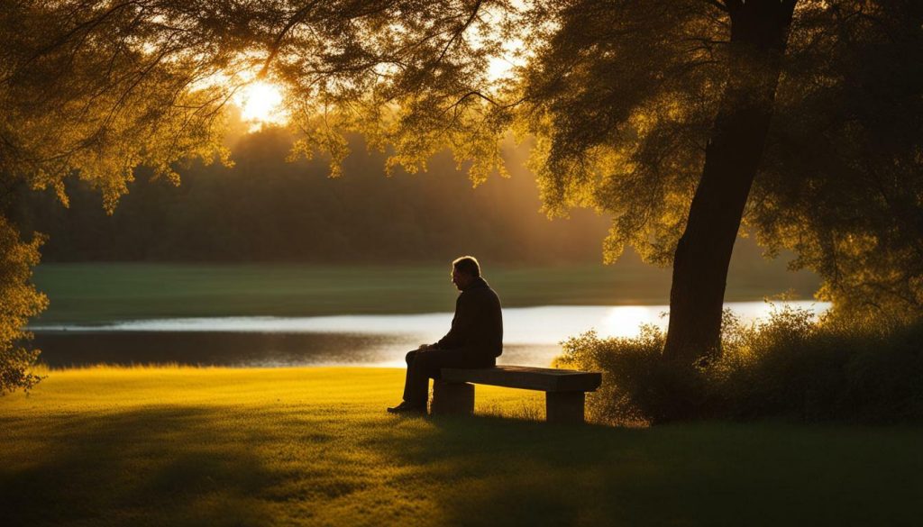 man reflecting and learning from challenging conversations